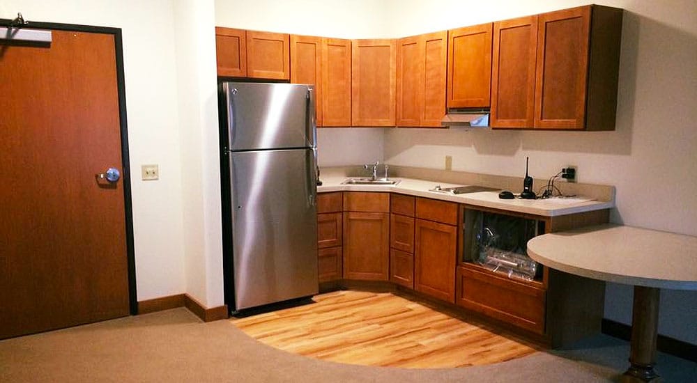 Another Kitchen option in one of the apartments at The Pines, RCAC Assisted Living