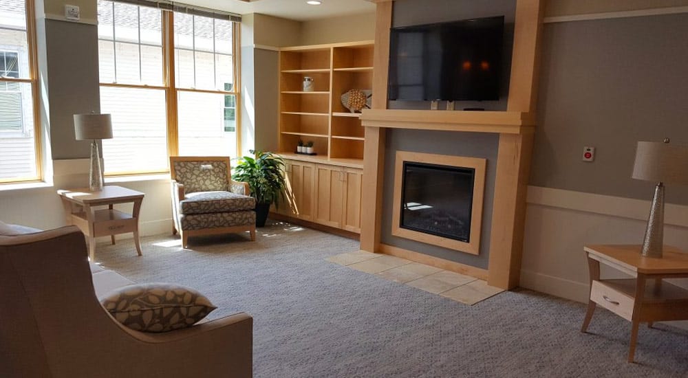 Residents of Hickory Heights have access to spacious lounges