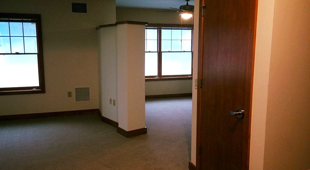 Living room in one of the apartments at The Pines, RCAC Assisted Living